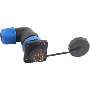 SP20 كوع مربع ذو 4 فتحات 1/2/3/4/5/6/7/9/10/11/12/14 دبوس مقبس توصيل كابل ذكر وأنثى (SPW20-1S) in Kuwait