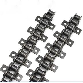 1PC 1.5 Meter 06B Short Pitch Precision Single Double Bend Ear Straight Roller Chain Industrial Drive Single Row Chains(06B 2 Ears) in Kuwait