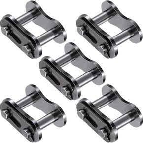 5pcs #40 Roller Roller Chain Offset Link, Heavy Duty Alloy Metal Crank Links for Bicycles, Heat Resistance Chain Connecting Links for Motorcycles, Mini Bikes, Karting in Kuwait