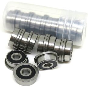 10 Pieces F623 F686 F688 F689 F695 F696 F698-2RS Bearing 5x13x4mm Flange Miniature deep Groove Ball for VORON 3D Printer in Saudi Arabia