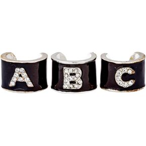 سحر سماعة الطبيب المخصصة من charMED - سحر حرف واحد فقط - هدايا للممرضات والأطباء والأطباء البيطريين ومتخصصي الرعاية الصحية - حلية معدنية فضية 0.5 بوصة (حرف J) in Kuwait