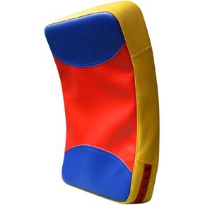 UPKOCH Taekwondo Kicking Pad Arc-Shaped Large Kick Shield with Three Colors High-Density Foam Training Boxing Target for Martial Arts Sparring and Kickboxing Practice in Kuwait