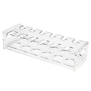 12-رف دورق حجمي جيد لقوارير حجمية سعة 10 مل، أكريليك، قائم in Kuwait