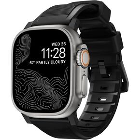 NOMAD Black Rugged Band for Apple Watch - 45/49mm in Saudi Arabia