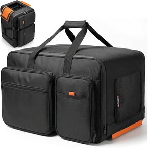 حقيبة مكبر صوت 1680D لـ QSC K12، حقيبة مكبر صوت عالية التحمل مقاس 12 بوصة مع حماية للزاوية مكونة من 6 وسادات، وجيوب ملحقة ووصول إلى المقبض العلوي، تناسب Yamaha DXR12 & EV ZLX-12P-G2، 24.5 × 15 × 15 in Kuwait