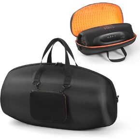 Hard Travel Case for JBL BOOMBOX 4, EVA Hard Protective Storage Bag with Shoulder Strap - Waterproof Nylon, Soft Plush Interior & Charger Pocket Compatible with JBL Boombox 4 Speaker in Saudi Arabia