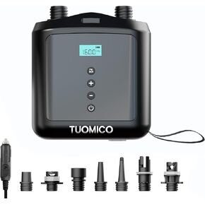 مضخة هواء كهربائية محمولة على شكل لوح مجداف مع حقيبة، منفاخ ضاغط هواء صغير يعمل بقابس سيارة 12 فولت من أجل لوح تجديف قابل للنفخ وقوارب كاياك وطائرة ورقية in Kuwait