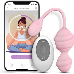 Pelvic Floor Exerciser with App–Kegel Trainer, 5 Modes Pelvic Floor Trainer, Strengthen Pelvic Floor Muscle, Kegel Exercise Equipment, Stronger Pelvic Support, Devices Health for Women, Purple in Saudi Arabia