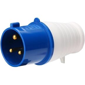 موصل صناعي ومقبس 3 كور 3P4 كور 5 دبوس خمسة ثقوب 16A/32A 220V/380V(BLUE-2PCS، 16A) in Kuwait
