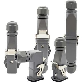 Connector kit 4/5/6/8-pin male and female rectangular industrial socket(WHA06D) in Kuwait