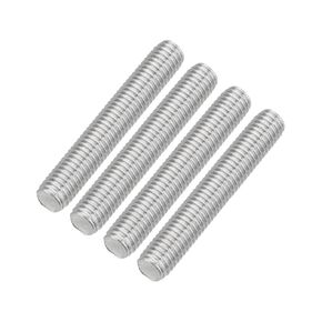 5 قطعة قضيب ملولب بالكامل، M8 x 50 مم 304 من الفولاذ المقاوم للصدأ لليد اليمنى شريط ترصيع M8-1.25 درجة الخيط لتجميع آلات الأثاث in Kuwait