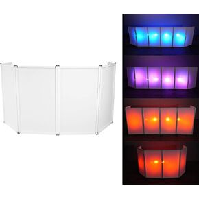 حزمة Rockville RFAAW: واجهة DJ للحدث مكونة من 6 ألواح بعرض 110 بوصة × ارتفاع 47.2 بوصة، كشك إطار خفيف الوزن مع حقيبة وأغطية، ملحق واجهة DJ باللون الأبيض RAPFAW مع لوحتين إضافيتين قابلتين للطي، عنصرين in Kuwait