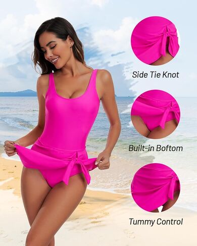 Century Star Swim Dress for Women - 2026 One Piece Swimsuit with Skirt Tummy Control Swim Dresses Bathing Suit Swimwear in Saudi Arabia