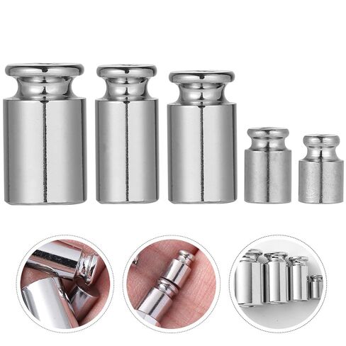 M1 Class Calibration Weights Set 5pcs 1g-20g Chrome Plated Steel Precision Digital Scale Balance Calibration Weights Kit for Electronic Scale Testing in Saudi Arabia