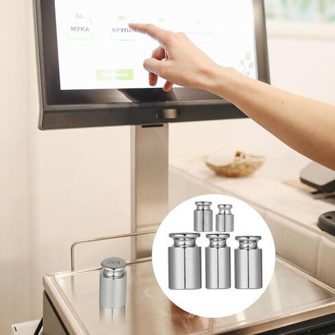 M1 Class Calibration Weights Set 5pcs 1g-20g Chrome Plated Steel Precision Digital Scale Balance Calibration Weights Kit for Electronic Scale Testing in Saudi Arabia