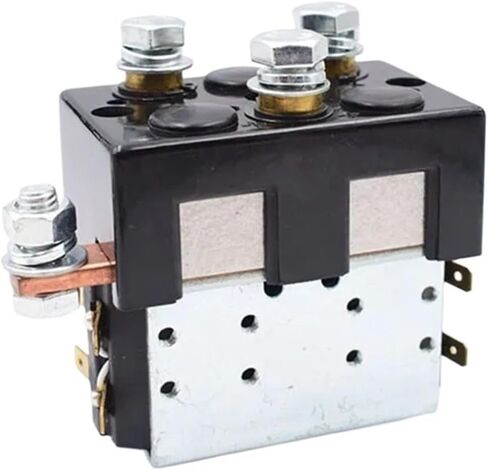 DC Contactor Relay DC88 12V 24V 36V 48V 60V for Electric Vehicle Forwarding and Reversing DC Motor (Color : Coil Voltage 12VDC, Size : 2NO2NC) in Saudi Arabia