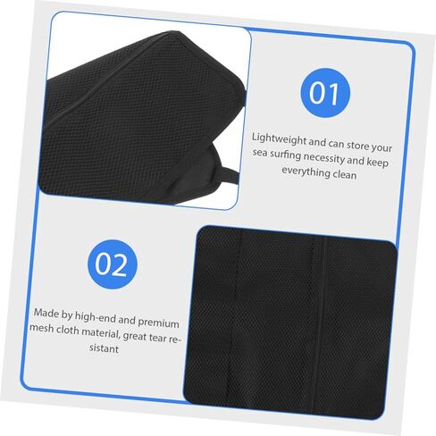 Beavorty Surfboard Deck Mesh Bag Paddleboard Sundries Pouch Kayak Deck Organizer Mesh Storage Bag for Water Sports and Outdoor Use in Saudi Arabia