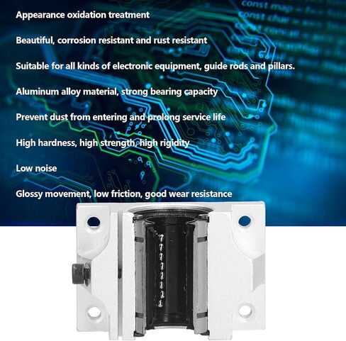 Srliya TBR16UU Linear Slider Bearing Seat Widened Opening Linear Ball Bearing Slider Unit in Saudi Arabia