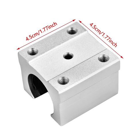 Linear Motion Ball Bearing Slide, SBR16UU Linear Bearing Block Slide 16mm Aluminum Open Linear Motion Bearing Slide for CNC Machines High Precision Durable Rustproof 4Pcs in Kuwait