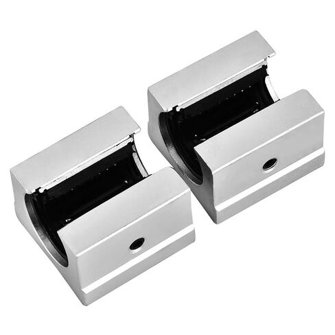 Linear Motion Ball Bearing Slide, SBR16UU Linear Bearing Block Slide 16mm Aluminum Open Linear Motion Bearing Slide for CNC Machines High Precision Durable Rustproof 4Pcs in Kuwait