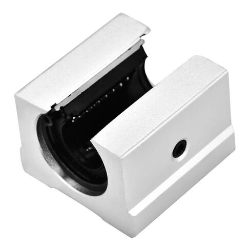 Linear Motion Ball Bearing Slide, SBR16UU Linear Bearing Block Slide 16mm Aluminum Open Linear Motion Bearing Slide for CNC Machines High Precision Durable Rustproof 4Pcs in Kuwait