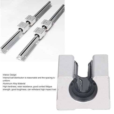 Linear Ball Bearing Slide Block High Performance Aluminum Alloy Slide Unit SBR12UU Industrial Machinery in Saudi Arabia
