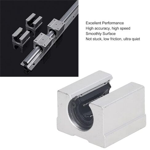 Linear Ball Bearing Slide Block High Performance Aluminum Alloy Slide Unit SBR12UU Industrial Machinery in Saudi Arabia