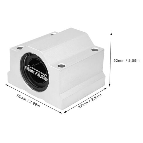 Dioche SC25UU 25mm Linear Motion Ball Bearing Slide Block - Smooth Low Friction Aluminum Linear Unit for HighSpeed Precision Equipment in Saudi Arabia