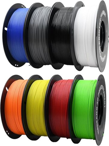 PETG خيوط طابعة ثلاثية الأبعاد 1.75 مم رمادي، بكرة 1 كجم، مادة PETG قوية ومتينة، مقاومة للحرارة، تزييف منخفض، دقة ±0.03 مم، مثالية للأجزاء الوظيفية in Saudi Arabia