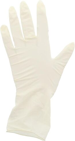 قفازات AmerCare Ultra Flex خالية من البودرة، قفازات لاتكس للفحص، مقاس متوسط، علبة 1000 in Kuwait