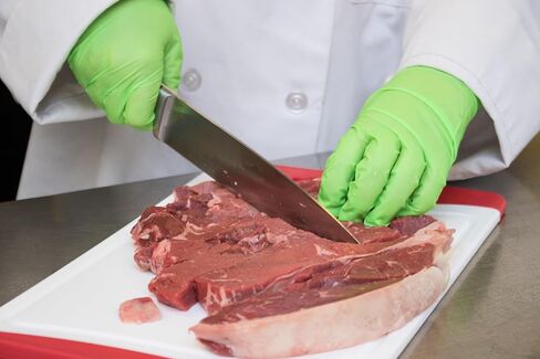 أدينا قفازات النتريل خالية من البودرة للفحص، أخضر نيون 10/100-XXLG in Kuwait