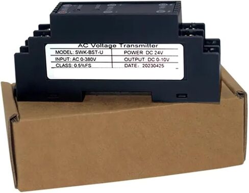 Pressure transducer AC Isolated Voltage Transducer 35mm Din Rail 0-5V 10V 100V 220V 500V to 0-20mA 4-20mA 0-10V Sensors(Ac0-150v Input,DC0-20MA OUTPUT-DC12V Power Supply) in Saudi Arabia