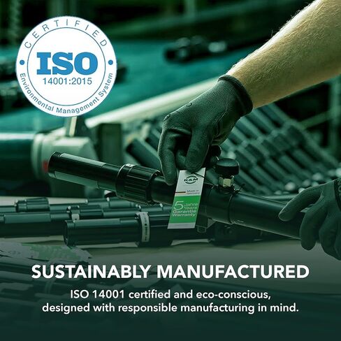 حامل ميكروفون ثلاثي القوائم K&M König & Meyer 21090.500.55 - ذراع ذراع تصغير قابل للتعديل مكون من قطعتين - درجة احترافية - شديدة التحمل مع قاعدة أرجل قابلة للطي - صناعة ألمانية باللون الأسود in Kuwait