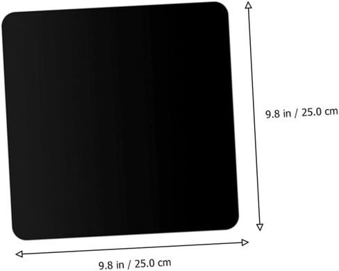 1pc Acrylic Mirror Photo Backdrop Plate Makeup Photography Background Reflection Plate for Food Cosmetics Jewelry Premium Recyclable Acrylic for Flat Lay Photography in Kuwait