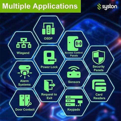 كابل مركب للتحكم في الوصول من SYSTON - 18/4c+22/3pr OAS+22/2c+22/4c، CMP/CL3P/FT6، موصلات نحاسية مجدولة، OSDP & Wiegand متوافق مع طاقة القفل، وقارئ البطاقات، وملامسة الباب، وطلب الخروج in Kuwait