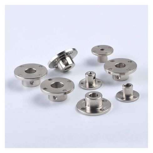 1PC Shaft Axis Bearing Fittings Rigid Flange Coupling Motor Guide Shaft Coupler Motor Connector(8mm) in Saudi Arabia