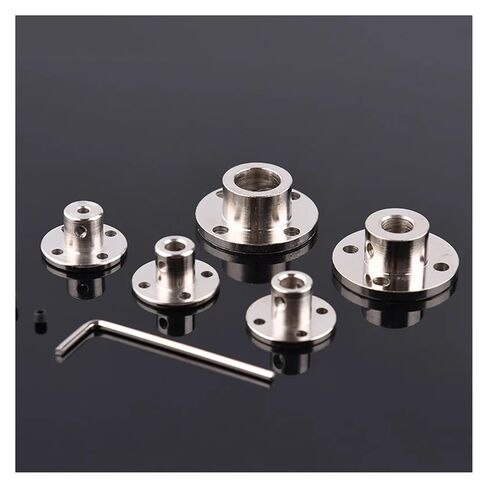 1PC Shaft Axis Bearing Fittings Rigid Flange Coupling Motor Guide Shaft Coupler Motor Connector(8mm) in Saudi Arabia