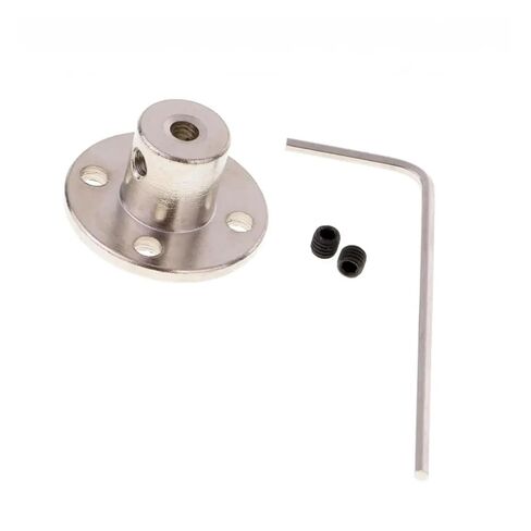 1PC Iron Rigid Flange Coupling Iron Shaft Coupler Motor Connector Set Power Parts Hardware(6mm) in Saudi Arabia