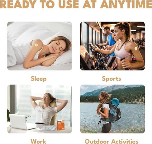 NAD+ Patches Easy to Use Comfortable All-Day Wear Vegan, Water-Resistant 60 Patches in Kuwait