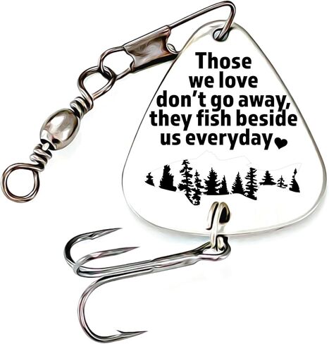 Beside Lure Remembrance Fishing Lure Grief Remembrance Gift They Fish Beside Us Fishing Lure Gift In Loving Memory Fishing Lure Gift For Your Loved Ones BESIDE-LURE in Saudi Arabia