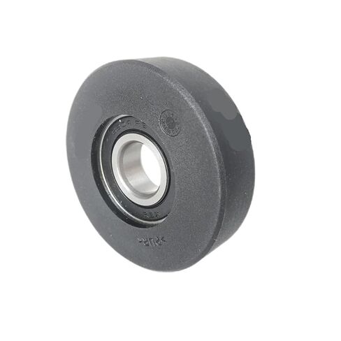 80 * 22 * 6204 Escalator Step Parts Black Wheel Roller OD 80mm W 22mm Bearing 6204 RS in Saudi Arabia