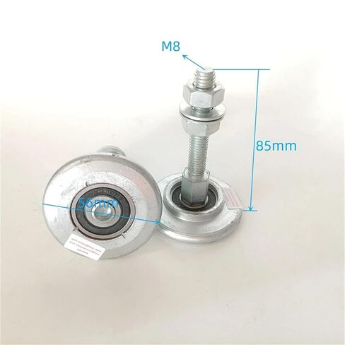 56xM10 56 * M10 دليل درابزين السلالم المتحركة عجلة الحديد الأسطوانة OD 56mm H 85mm المسمار OD10mm in Saudi Arabia