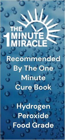 The One Minute Cure Book and 12% Hydroge Peroxide Medical Food Grade. Recommended by The One Minute Cure Book and by Most Professionals. 16 oz Bottle with 1 Bottle Dropper. in Kuwait