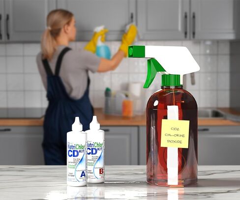 مجموعة أقراص NatriChlor الأصلية مع زجاجات Accu-Drop HCL كبيرة الحجم (إجمالي 8 أونصة) in Kuwait