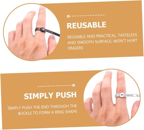 DOITOOL 12Pcs Ring Measuring Tools Portable Ring Gauge for Accurate Ring Measurement Suitable for Weddings Birthdays and Jewelry Men and Women in Saudi Arabia