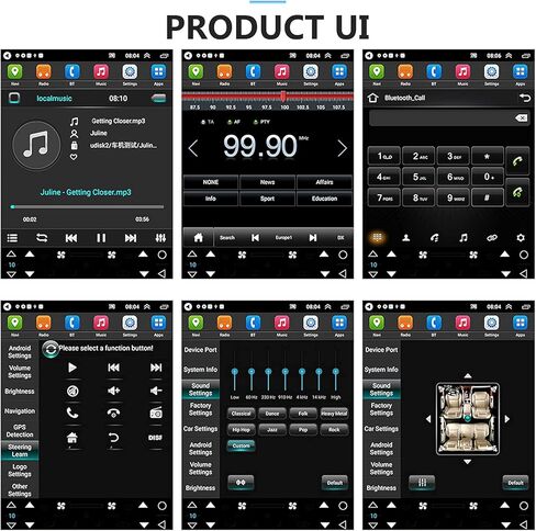 【HiFi 16EQ】 2G+64G for Ford Focus 2012 2013 2014 2015 2016 2017 2018 Car Stereo Radio with Wireless Carplay Android Auto, WiFi 9.7inch 1080P HD IPS Touchscreen Car Play GPS Bluetooth Backup Camera in Saudi Arabia