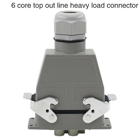 Rectangular Heavy Duty Connector HDC-HD-4/2 6 Core Pins Waterproof Industrial Tool Socket 80A+16A 500V(Top line) in Saudi Arabia