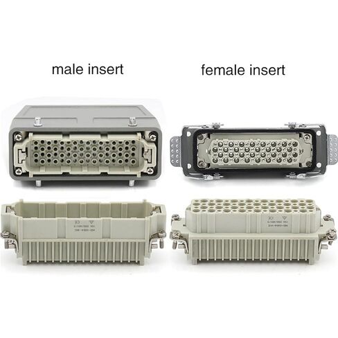 Heavy Duty Connector Rectangular 64 core Cold air hdc-hd-064 Waterproof Double Outlet Hole 10A in Saudi Arabia