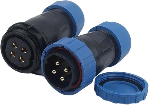 SP28 LP28 Docking Connector IP68 Waterproof Pin No Welding Required Cable Connectors Socket Male Female Port(LP28-3D) in Saudi Arabia