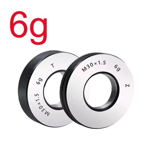 2 Pieces/Set Thread Ring Gauge Pass and Stop Metric 6g M7-M60 Distance 1(M15X1 6g) in Saudi Arabia